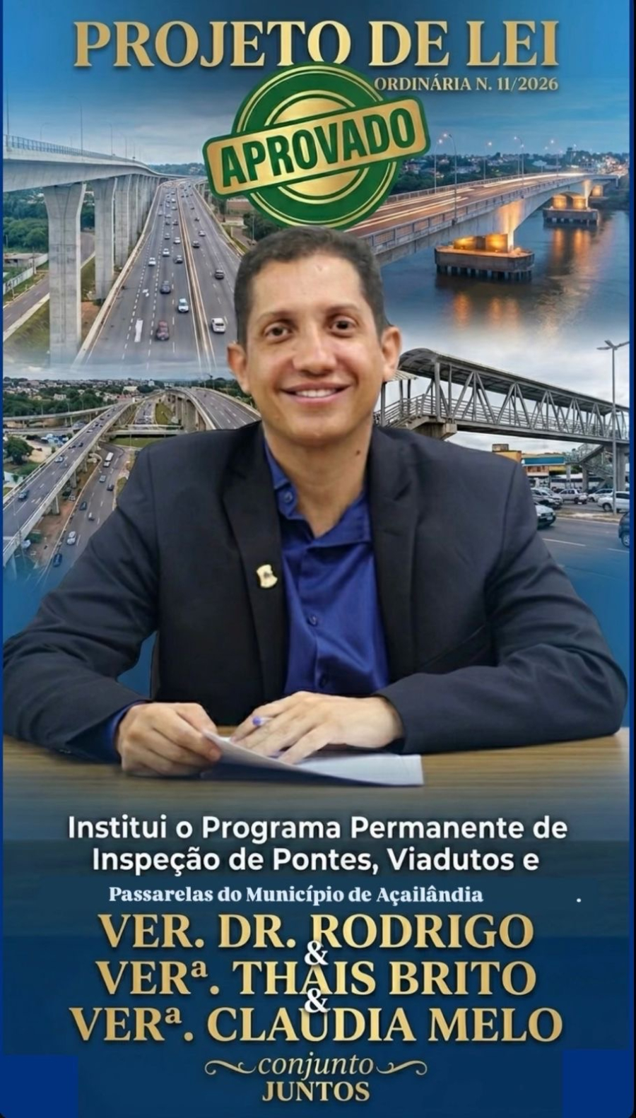 Sem barulho, Dr. Rodrigo emplaca projeto com efeito direto