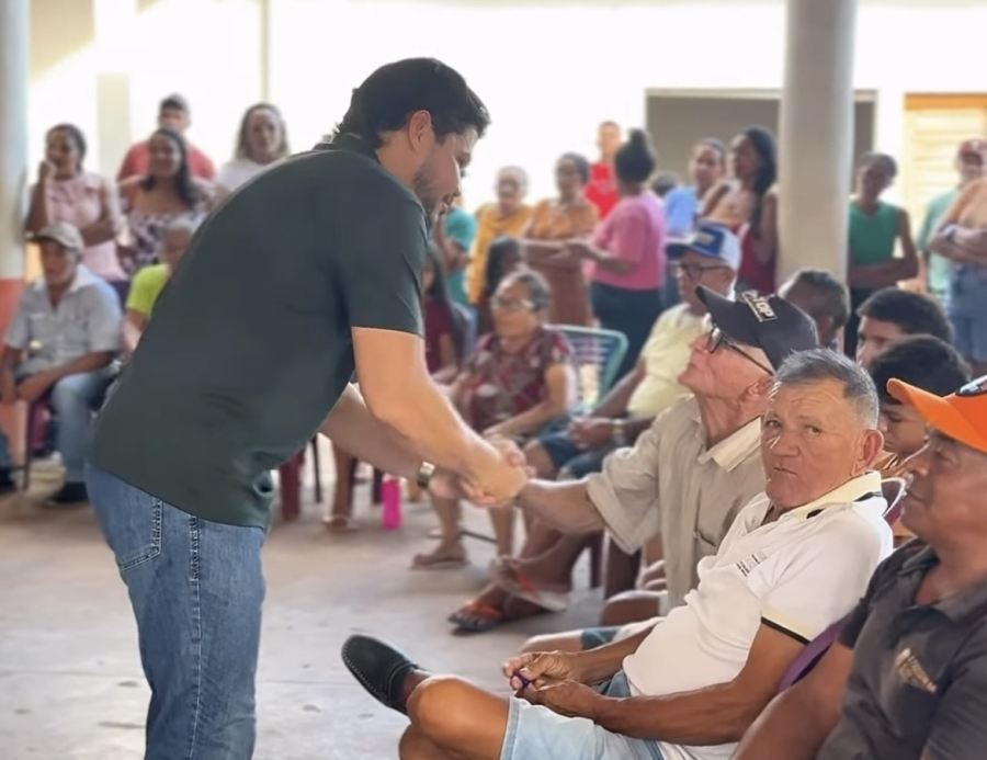  Com ação social e encontro de lideranças, Guilherme Paz reforça presença política em Arame