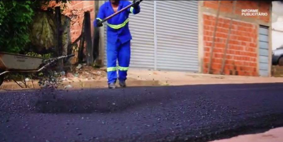 Prefeitura de Açailândia realiza recapeamento asfáltico em vias de acesso à Praça do Patizal