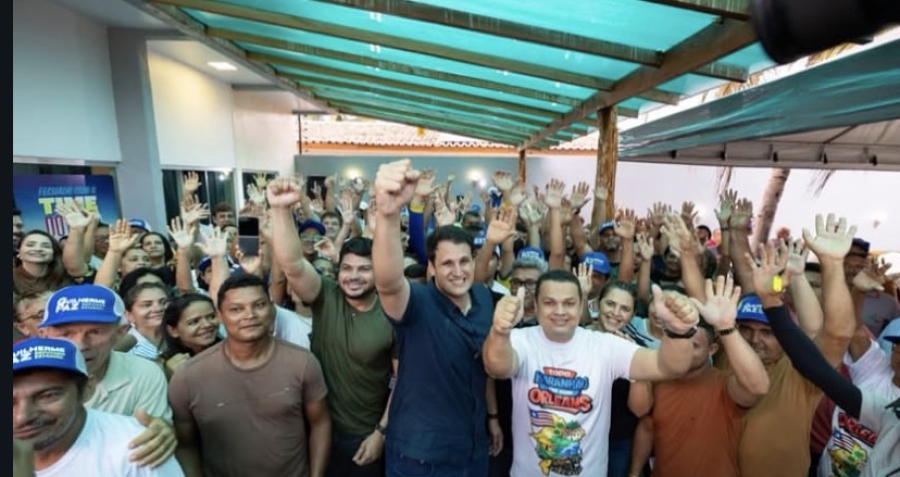 Guilherme Paz recebe Orleans Brandão em Dom Pedro e reforça liderança política na região