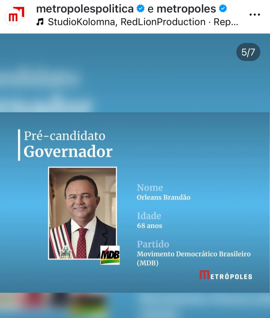 Chacota nacional: Orleans é confundido pela mídia com o tio governador e mostra irrelevância