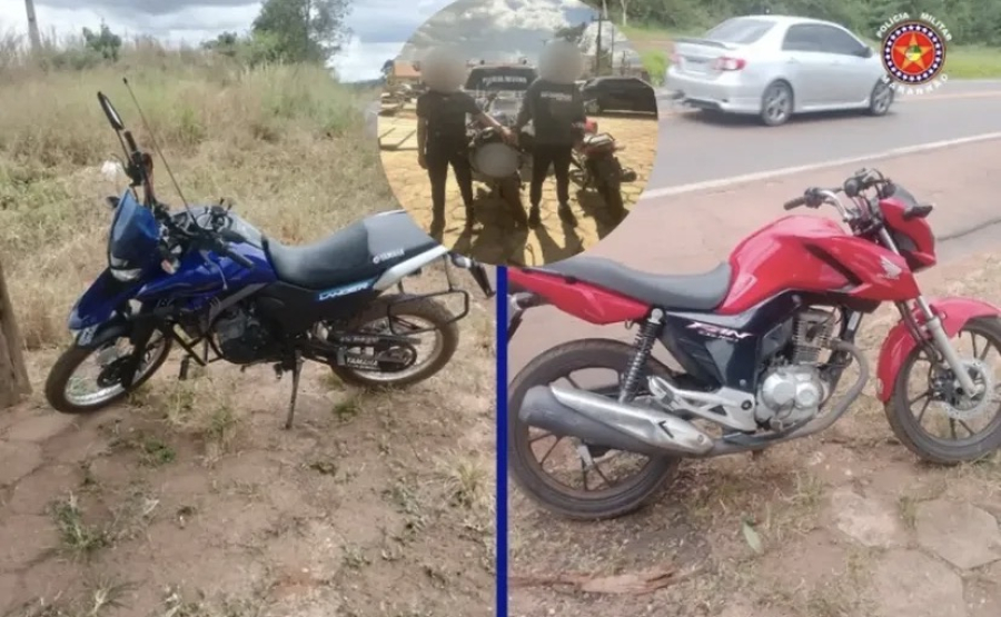 Duas motocicletas furtadas são recuperadas pela PM em menos de 24h em Açailândia