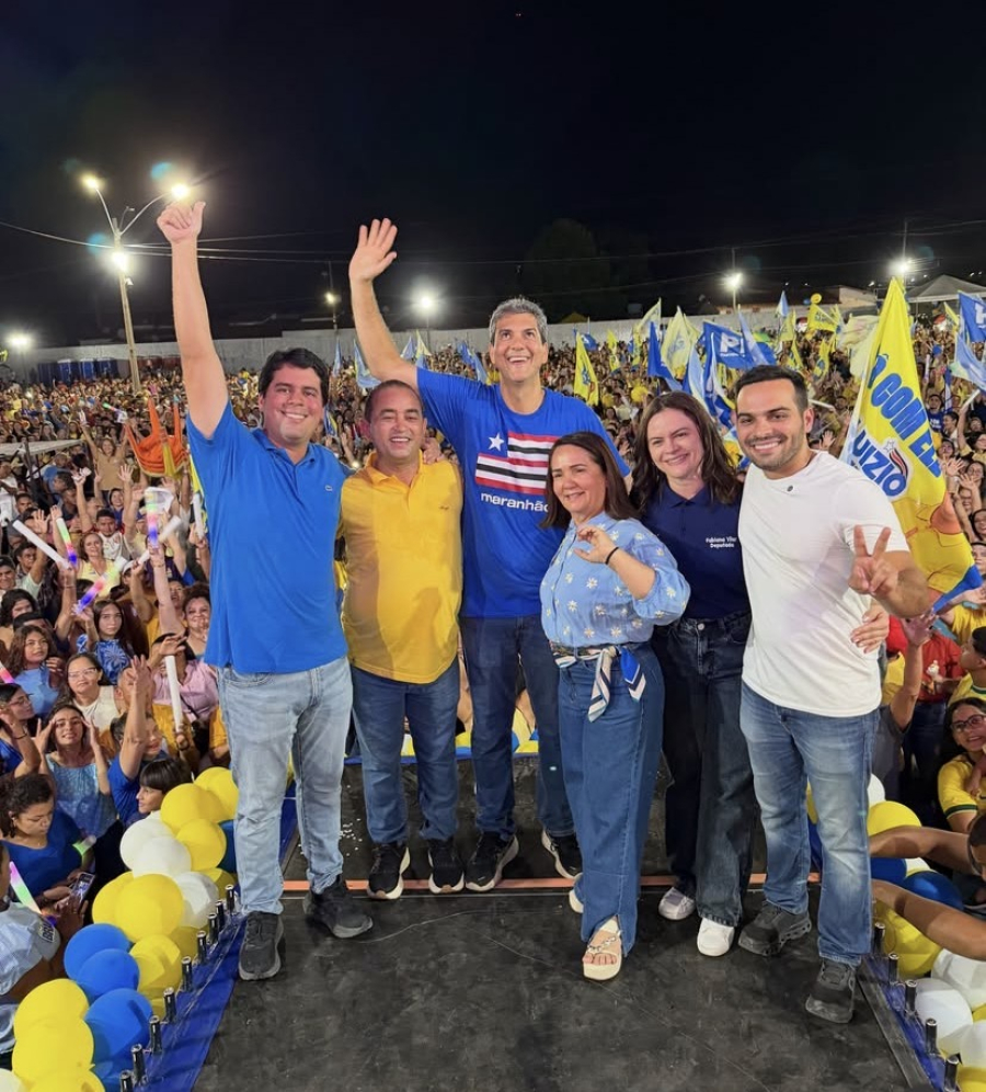 Fabiana Villar participa de ato político em Chapadinha e reforça parceria com Belezinha e Aluísio Santos