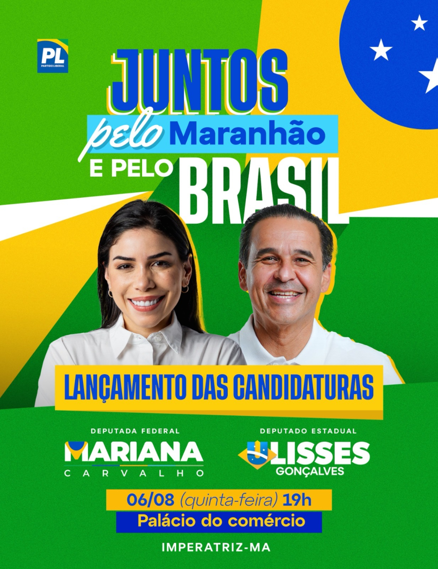 Mariana Carvalho oficializa lançamento de candidatura e confirma evento ao lado de Ulisses Gonçalves em Imperatriz