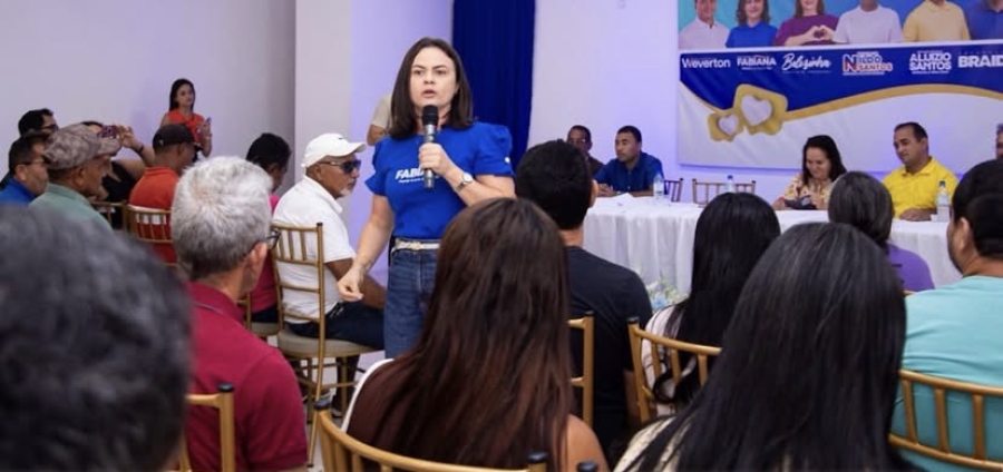 Com prefeita e deputado, Fabiana Vilar reforça grupo em Chapadinha