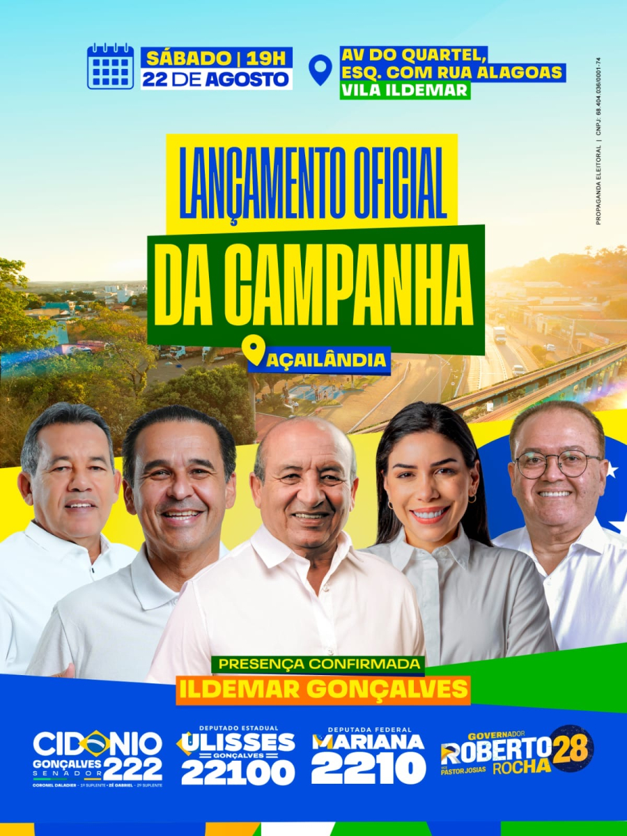 É hoje: grande lançamento do grupo Ildemar Gonçalves às 19h na Vila Ildemar