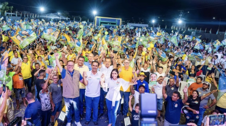 Com Ildemar e multidão, Ulisses Gonçalves lança candidatura a deputado estadual em Açailândia