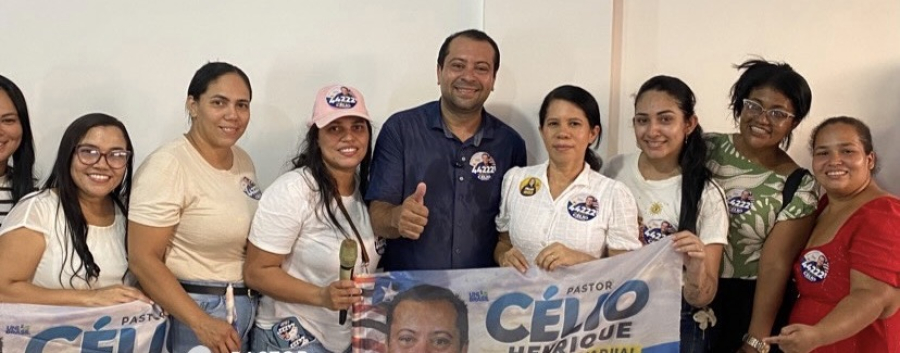 Pastor Célio Henrique inaugura comitê em Imperatriz e se consolida como nome evangélico na disputa estadual