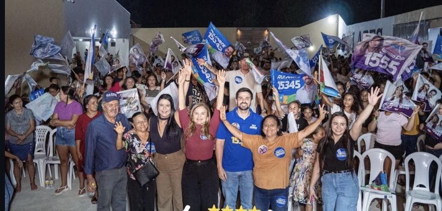 Noite de festa e grande público: Rui Jorge e Maura Jorge são recebidos em Açailândia com apoio da família Cutrim