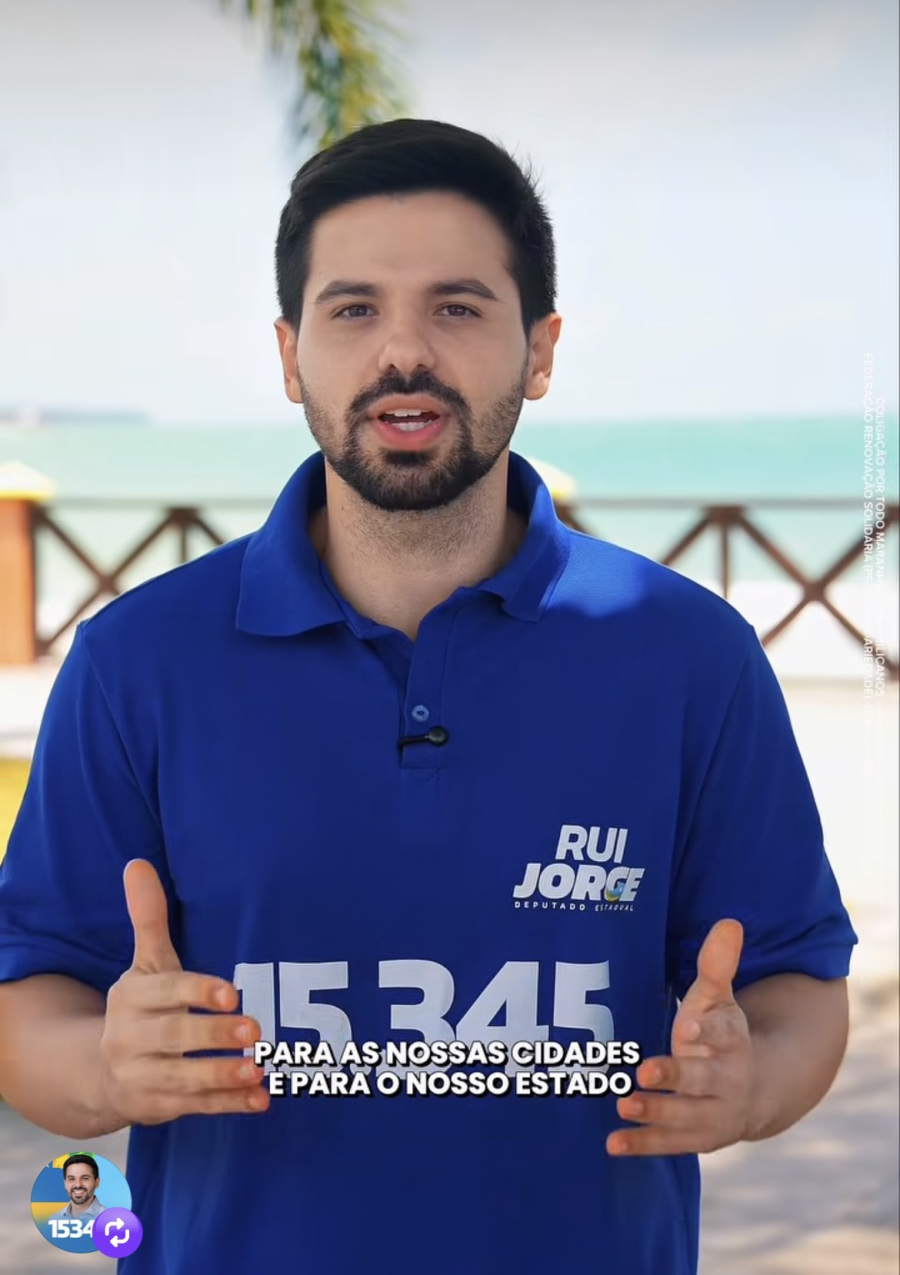 Rui Jorge aparece entre os mais citados em pesquisa para deputado estadual em Timon